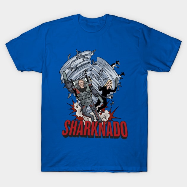 Sharknado Heroes T-Shirt by jasesa